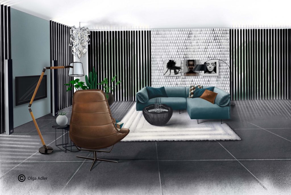 woonkamer | Interior Sketch